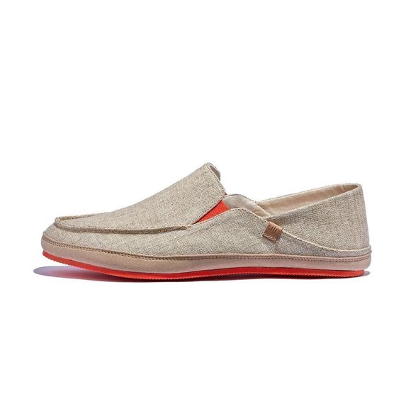 UIN Men\'s Walking Casual Shoes Comfort Sneaker Formentera (Light Khaki) main image 5